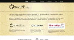 Desktop Screenshot of econhp.de